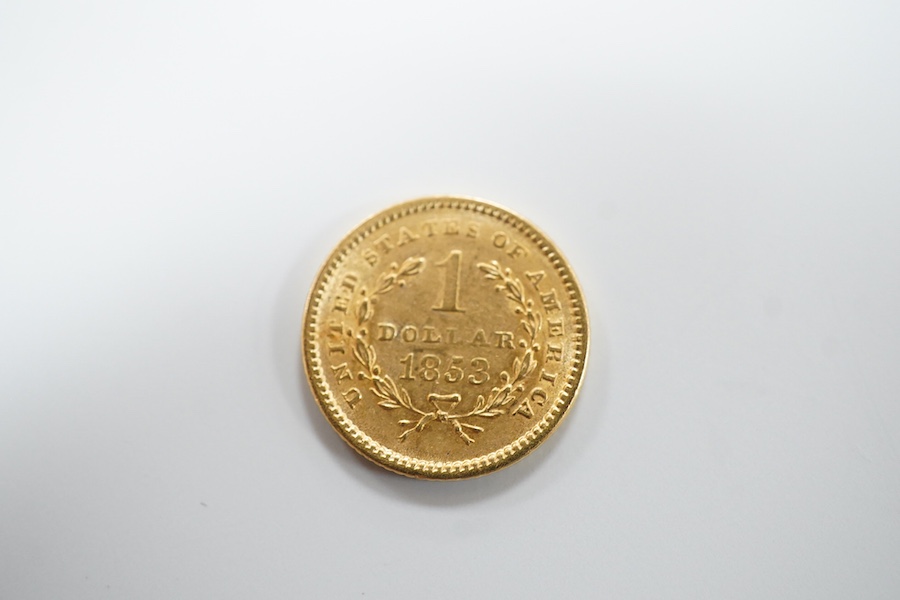 Gold coins, Elizabeth II;, Ascension Island, 1/5 sovereign, 2013, Tristan de Cunha, six gold half crowns (2009 x 4 and 2010 x 2), and a quarter sovereign, 2016, British virgin islands gold $3, 2013, Isle of Man gold 1/5